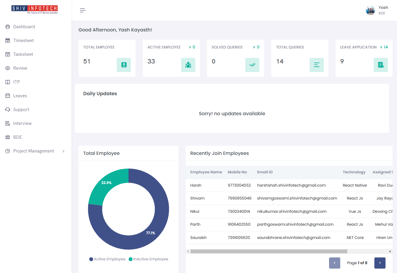 HRMS Platform